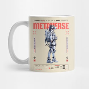 cyberpunk girl metaverse technology Mug